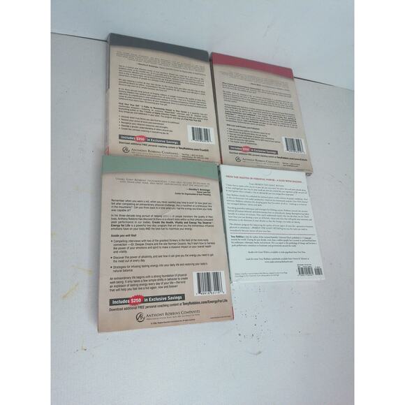 Anthony Robbins Coaching Collection Energy Love Career & Awaken Giant SET OF 4 - Picture 4 of 5